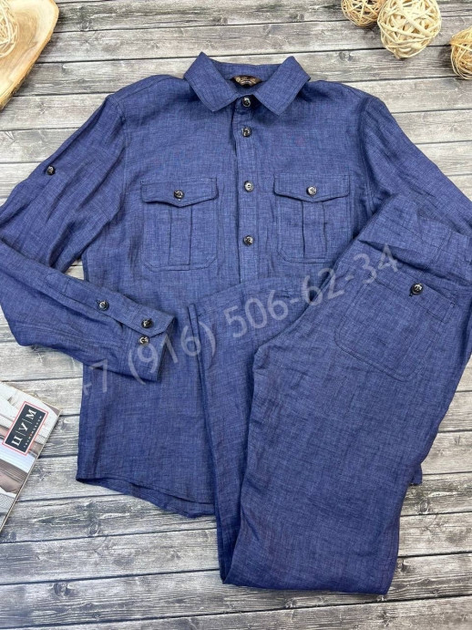 Льняной костюм Loro Piana 14071