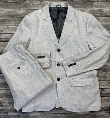 Льняной костюм Brunello Cucinelli 15529