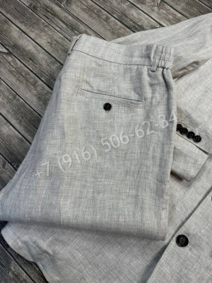 Льняной костюм Brunello Cucinelli 15529