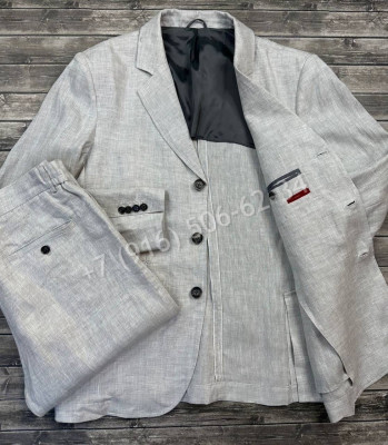 Льняной костюм Brunello Cucinelli 15529