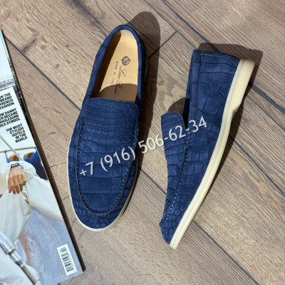 Лоферы Loro Piana из кожи крокодила 5793 3
