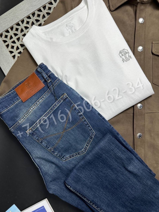 Замшевая куртка-рубашка Brunello Cucinelli 17841