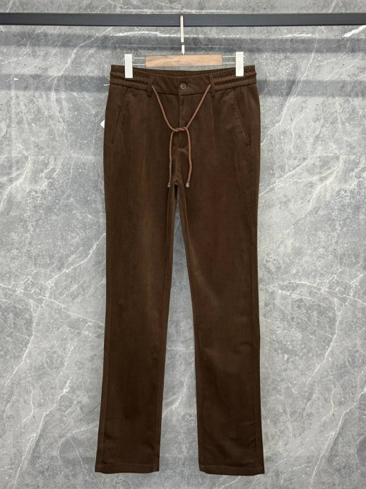 Брюки Brunello Cucinelli вельвет 19213 1