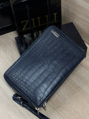 Кошелек Zilli из кожи крокодила 17825 2