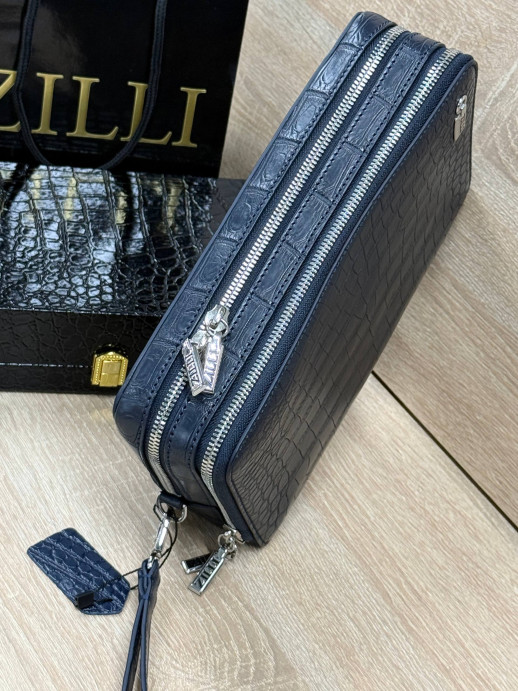 Кошелек Zilli из кожи крокодила 17825 2