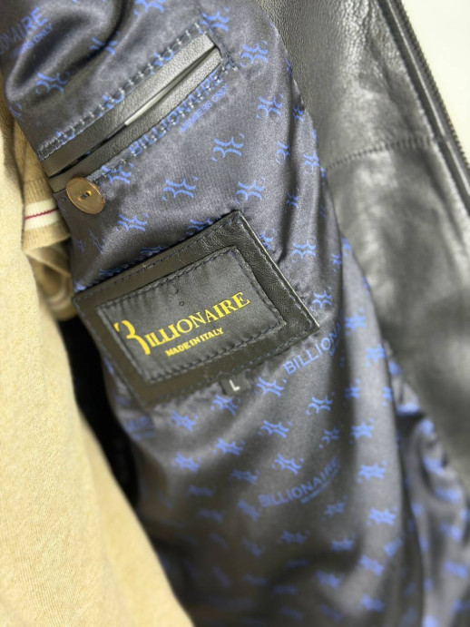 Кожаная куртка Billionaire 6389