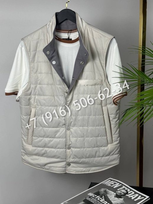 Жилетка Brunello Cucinelli двухсторонняя 22708 3