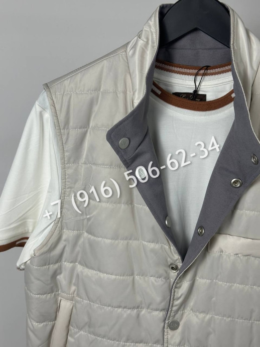 Жилетка Brunello Cucinelli двухсторонняя 22708 3