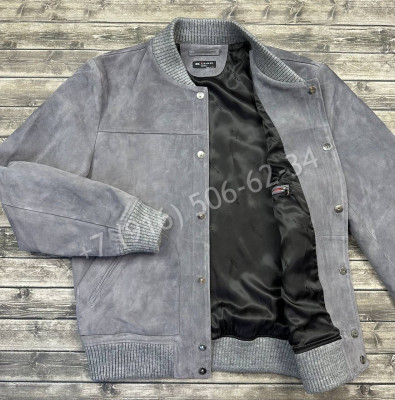 Замшевая куртка бомбер KITON 16234