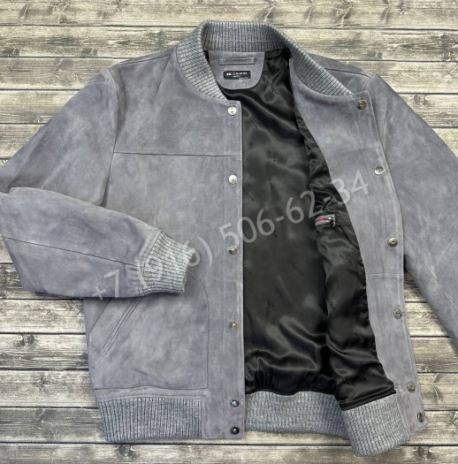 Замшевая куртка бомбер KITON 16234