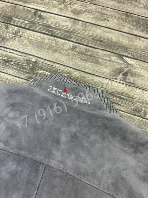 Замшевая куртка бомбер KITON 16234