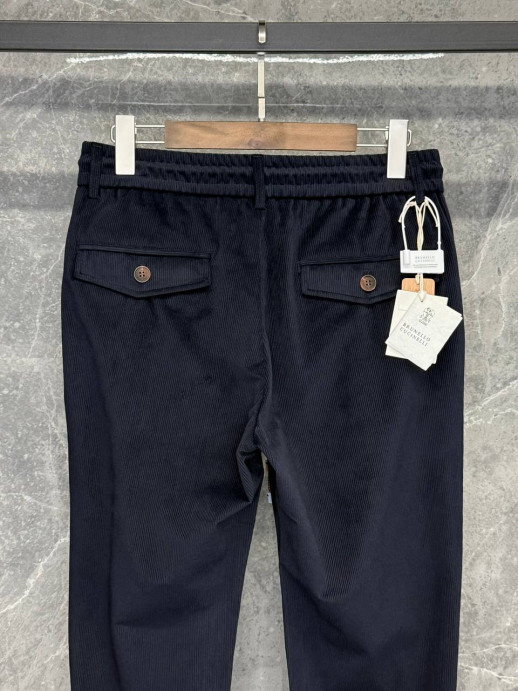 Брюки Brunello Cucinelli вельвет 19213 2