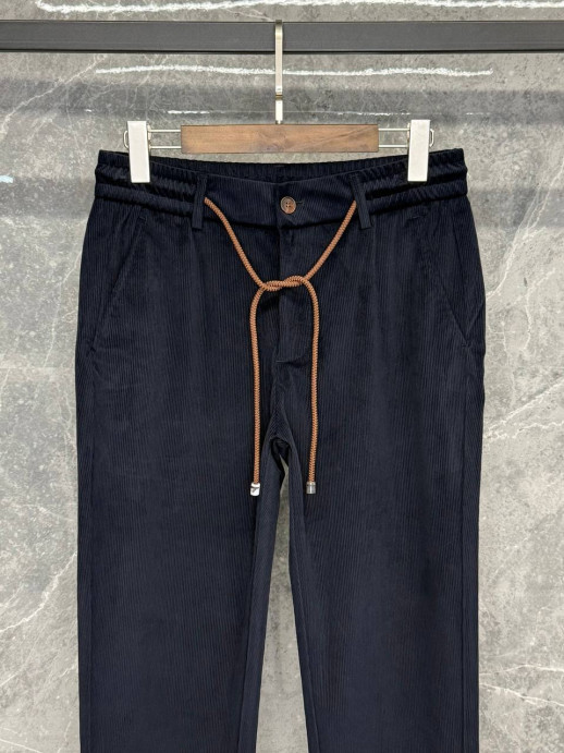 Брюки Brunello Cucinelli вельвет 19213 2