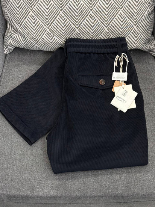 Брюки Brunello Cucinelli вельвет 19213 2