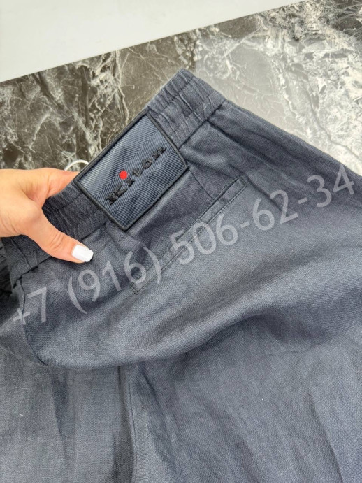 Брюки KITON из льна 30826