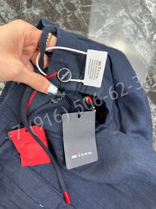 Брюки KITON из льна 30826