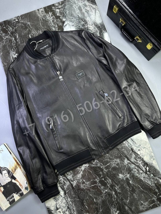 Кожаная куртка Dolce & Gabbana 22658