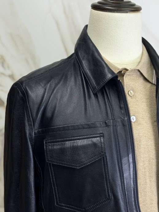 Кожаная куртка Franck Nomani 6399