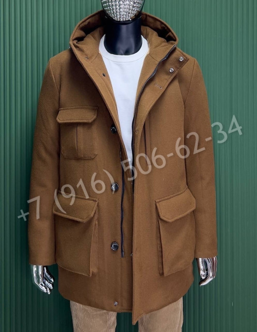 Куртка пуховик Loro Piana кашемир/шелк 24923