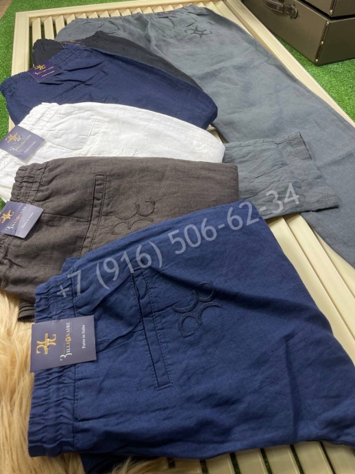 Льняные брюки Billionaire 15224