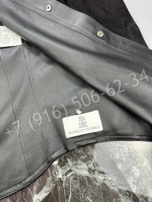 Замшевая куртка Brunello Cucinelli 31027