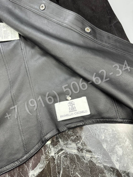 Замшевая куртка Brunello Cucinelli 31027