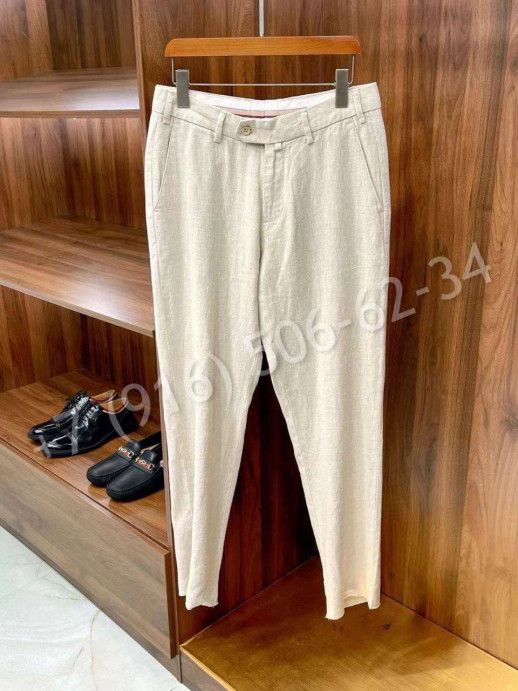 Брюки из льна Loro Piana 31535