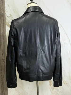 Кожаная куртка Franck Nomani со вставками кожи 6399 1