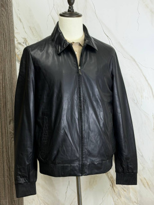 Кожаная куртка Franck Nomani со вставками кожи 6399 1