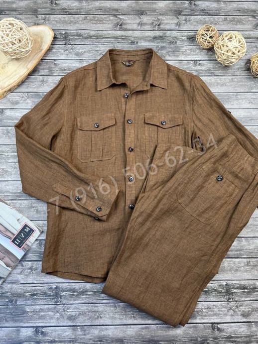 Льняной костюм Loro Piana 14074