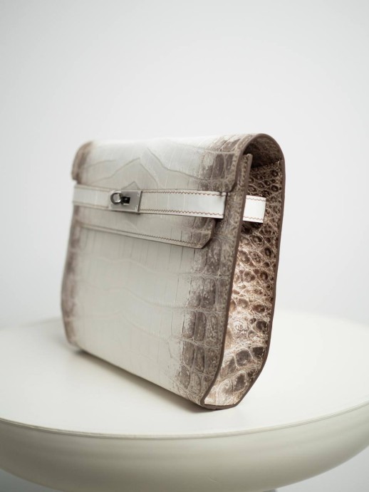 Клатч Hermes из кожи гималайского крокодила 27010