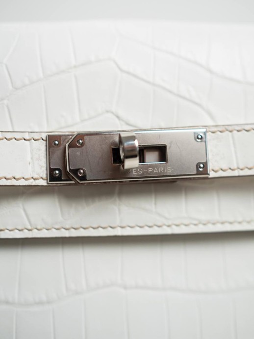Клатч Hermes из кожи гималайского крокодила 27010