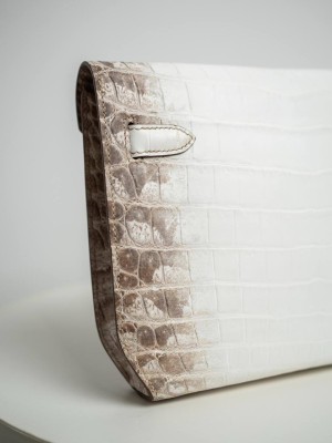 Клатч Hermes из кожи гималайского крокодила 27010