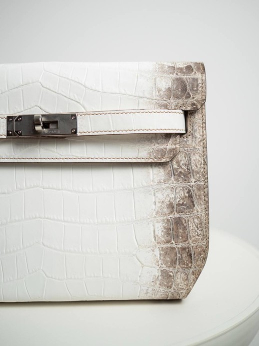 Клатч Hermes из кожи гималайского крокодила 27010