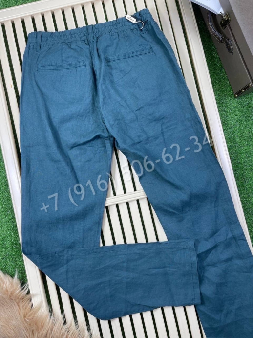 Льняные брюки Brioni 15225