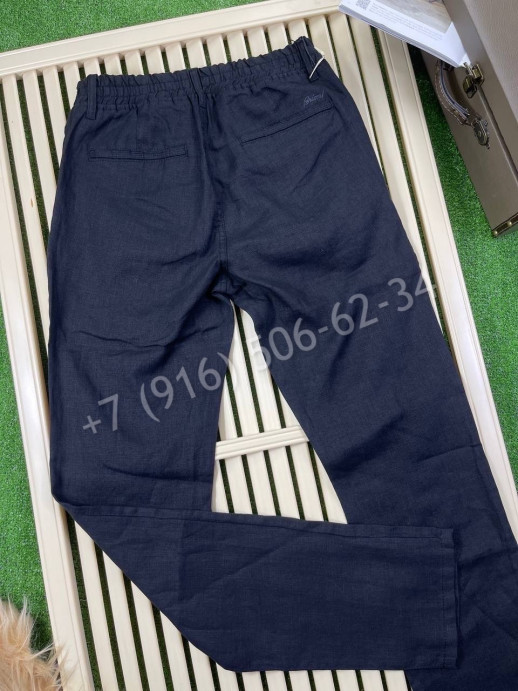 Льняные брюки Brioni 15225