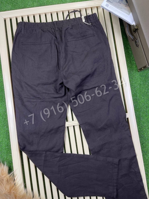 Льняные брюки Brioni 15225