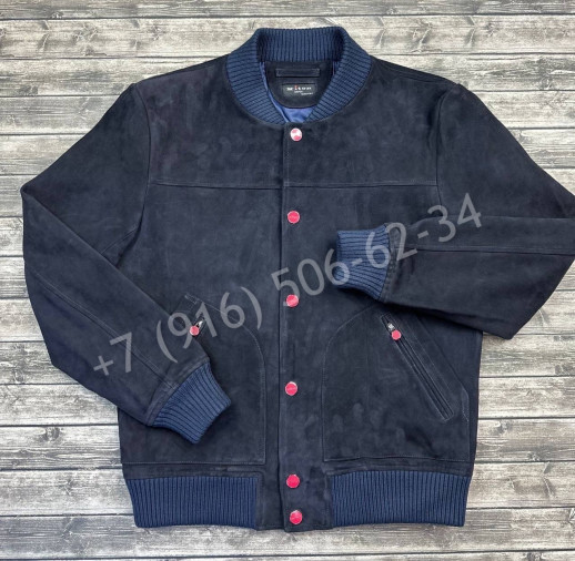 Замшевая куртка бомбер KITON 16236
