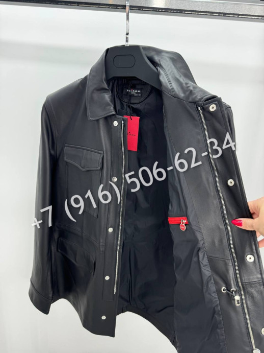 Кожаная куртка Kiton 34926 2