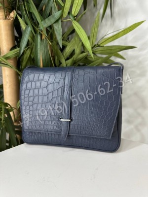 Сумка Hermes через пояс из кожи крокодила 21119