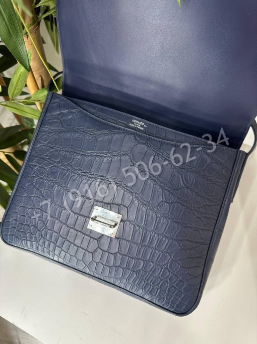Сумка Hermes через пояс из кожи крокодила 21119