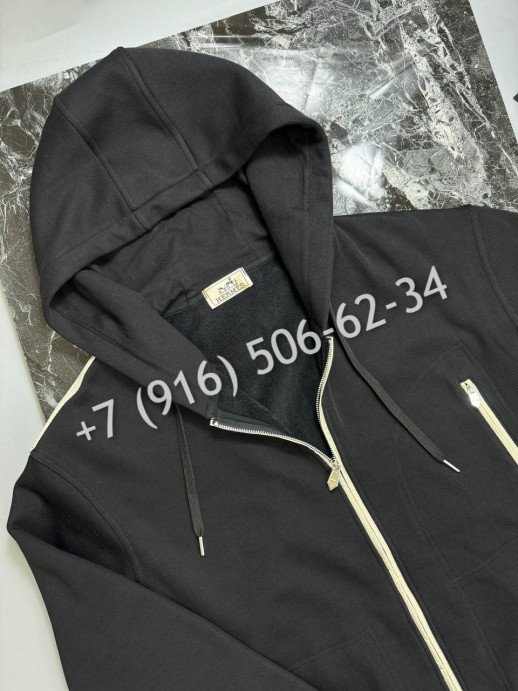 Толстовка на молнии Hermes утепленная 8857 1