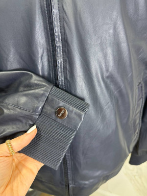 Кожаная куртка Franck Nomani со вставками кожи 6399 2