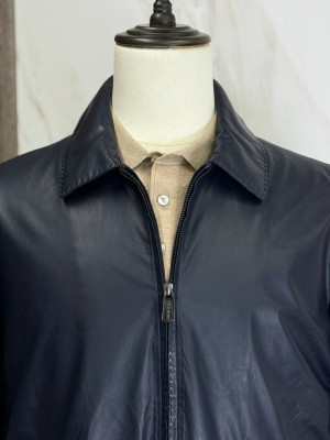 Кожаная куртка Franck Nomani со вставками кожи 6399 2