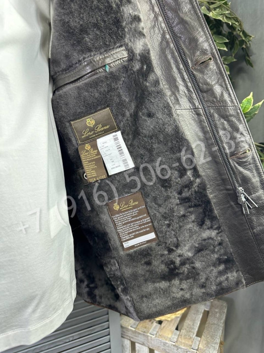 Пальто дубленка Loro Piana на меху 23876