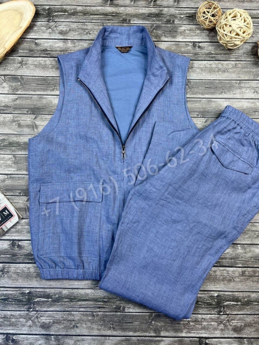 Льняной костюм Loro Piana 14075