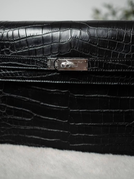 Клатч Hermes из кожи крокодила 27011