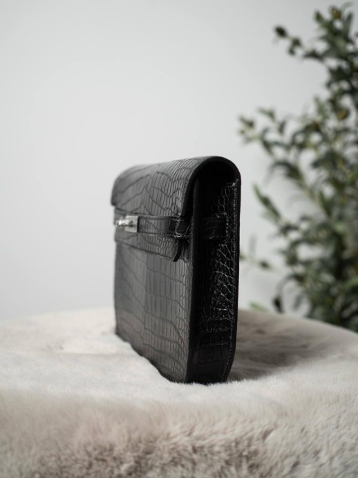 Клатч Hermes из кожи крокодила 27011