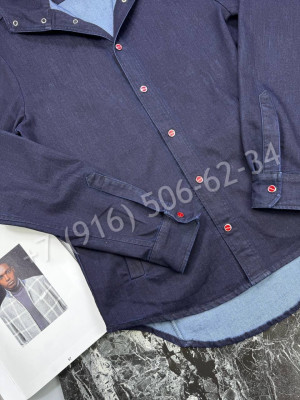 Рубашка джинсовая KITON 25430