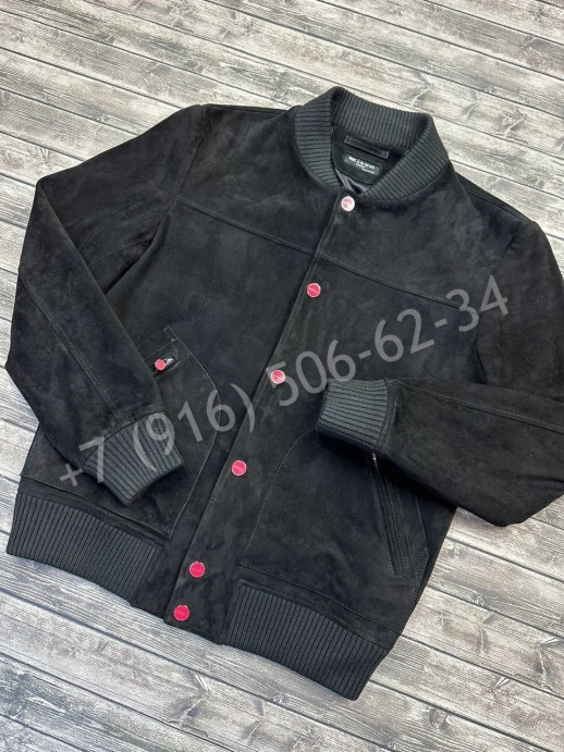 Замшевая куртка бомбер KITON 16237
